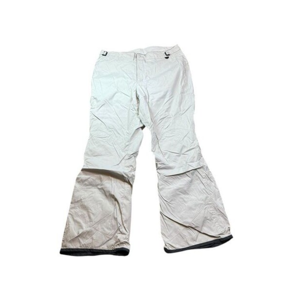 Columbia Womens Size XL Vertex Snow Pants Gray Ski Snowboard Winter Embroidered - Picture 1 of 10